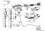 Bosch 0 603 140 142 E 41 SB Percussion Drill 230 V / GB Spare Parts E41SB